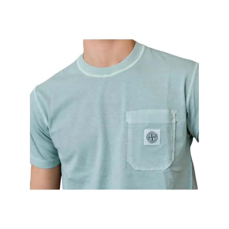 STONE ISLAND T Shirt Men's Sky Blue-2