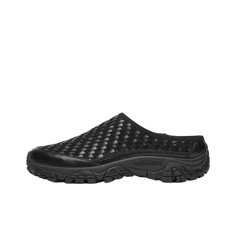 MERRELL Moab 2 Slide Leather Woven 1TRL Black-0