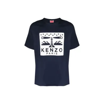 KENZO T Shirts Men Blue