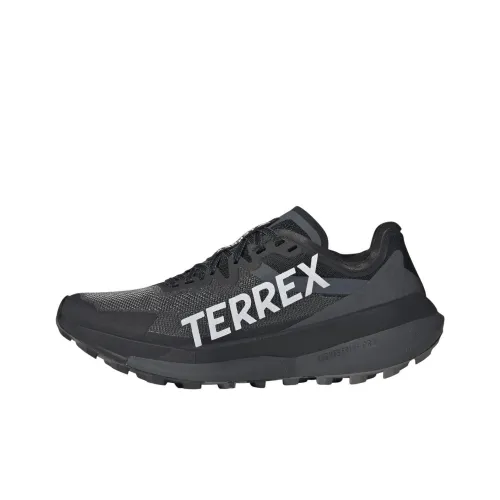 Adidas TERREX para SPEED Anti Slip Wear Resistant Low Top Trail Running Shoes Women's Black