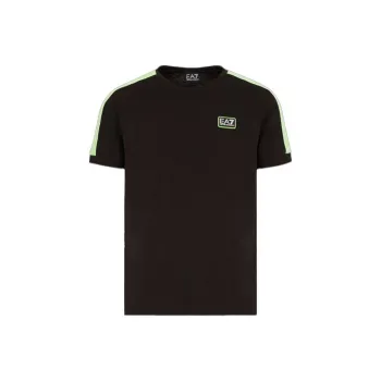 EMPORIO ARMANI EA7 T Shirts Men Black Green