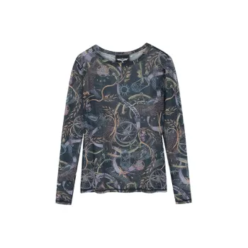 Boy London Straight Long Sleeved T Shirt Unisex Navy Blue
