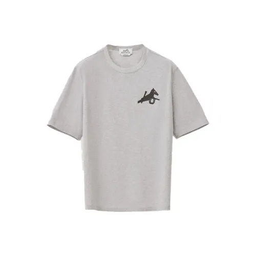 HERMES T-Shirts Men Gray