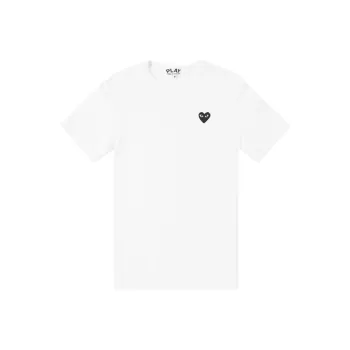 CDG Play Heart Logo Short Sleeve T Shirt