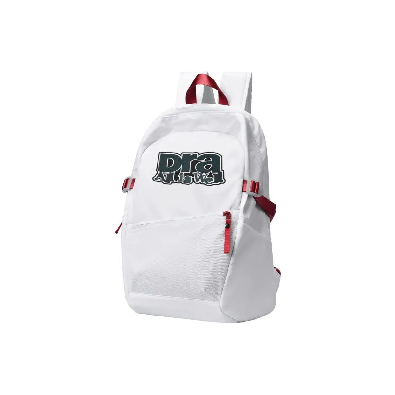 DRACONITE Polyester Student Backpack Regular Unisex Ecru-22