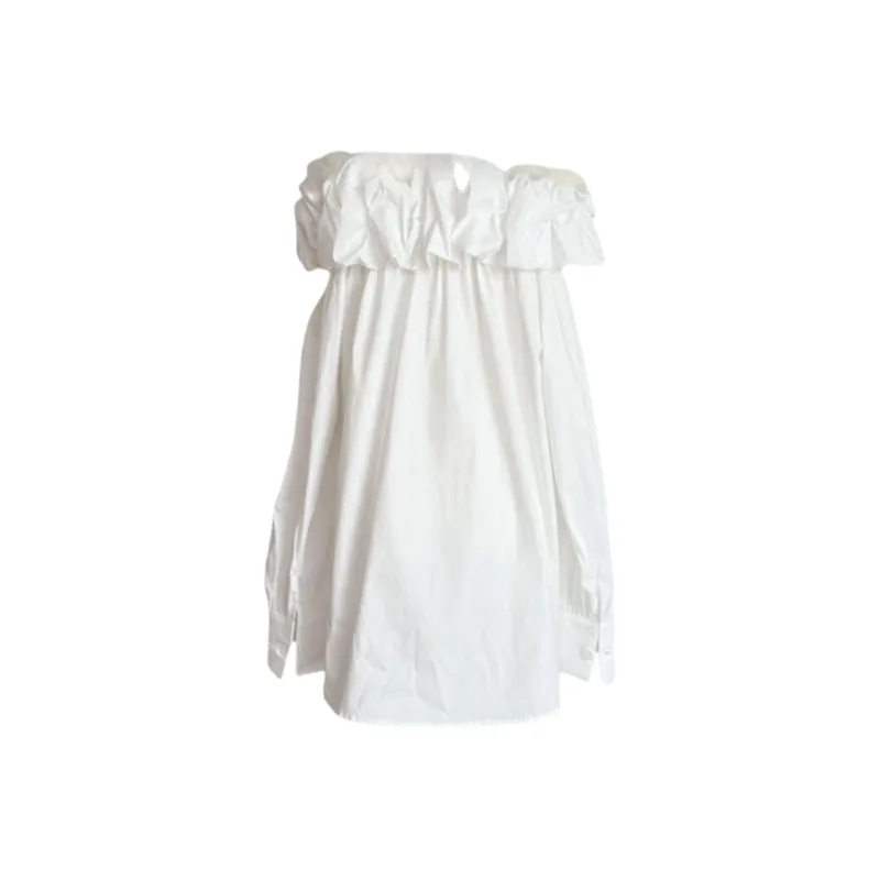 Manekniv Shirt Women's White Long-1