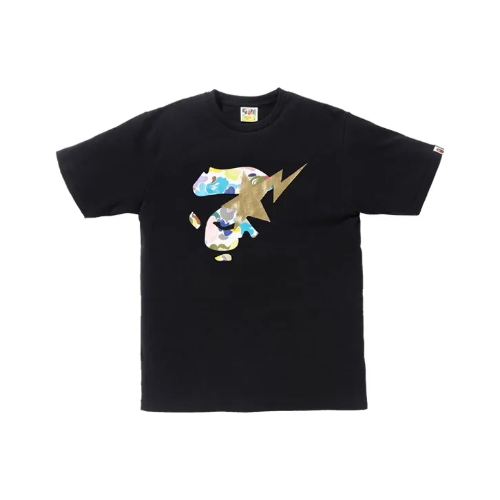 Bape Multi Camo Ape Face Tee-0