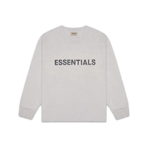 Fear Of God Essentials 3D Silicon Applique Boxy Long Sleeve T Shirt