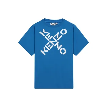 KENZO SS21 Sport 'Big X' T Shirt Blue