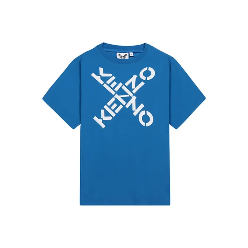 KENZO SS21 Sport 'Big X' T-Shirt Blue-0
