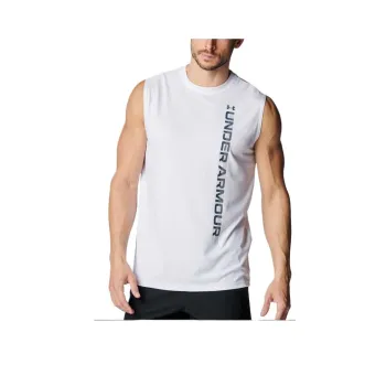 Under Armour TechWordmark Tank Top Men's White