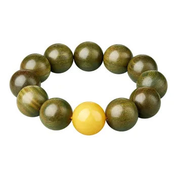 SGE Green Sandalwood Bracelets Men's