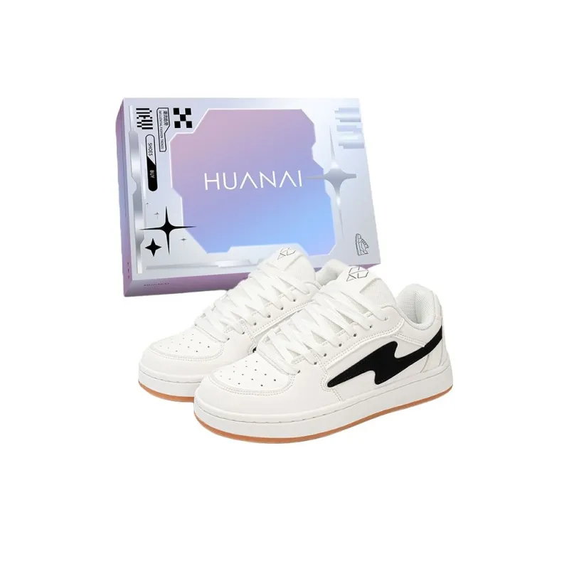 HUANAI Slip-Resistant Cushioning Lightweight Low-Top Skateboard Shoes Unisex-21