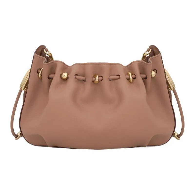 Zimmermann Cow Leather Shoulder Bag Women's Light Brown-0