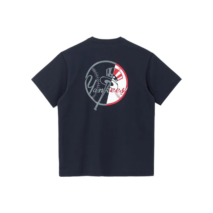 New Era T Shirts Men Navy Blue-0