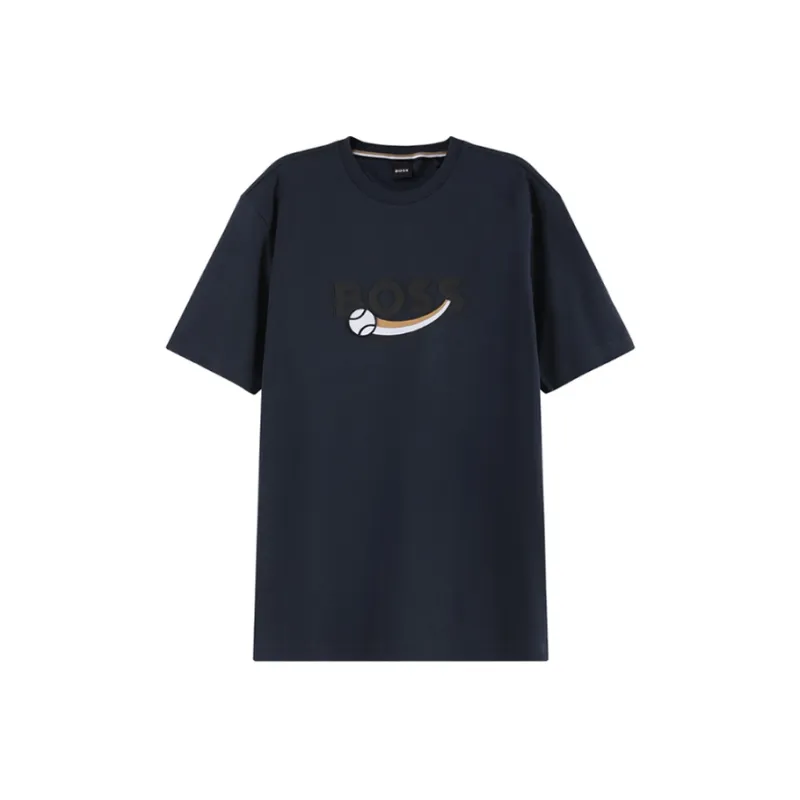 HUGO BOSS T Shirts Men Navy-0