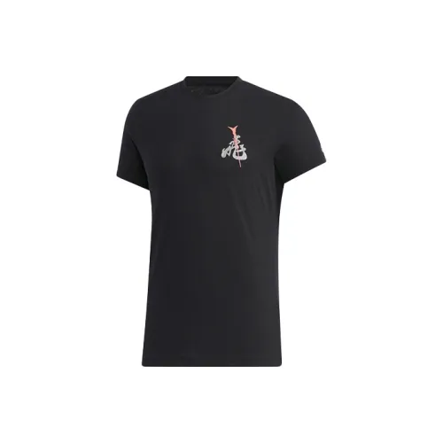Adidas Set in Sleeve T shirt Camilla Men's Black