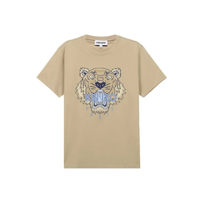 KENZO T Shirts Men Beige Yellow-0