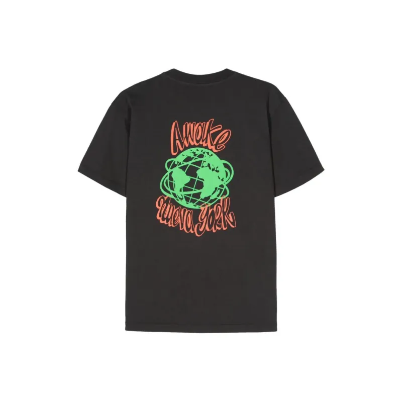 Awake NY Crawford Logo print T shirt-1