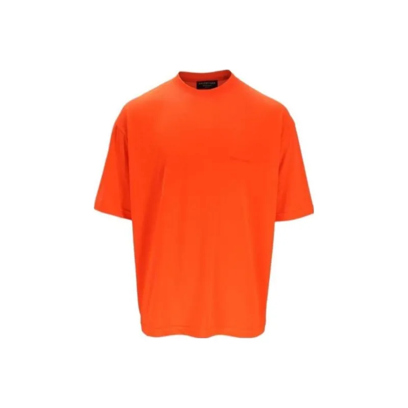 Balenciaga T Shirt Loose Fit Men's Orange-0