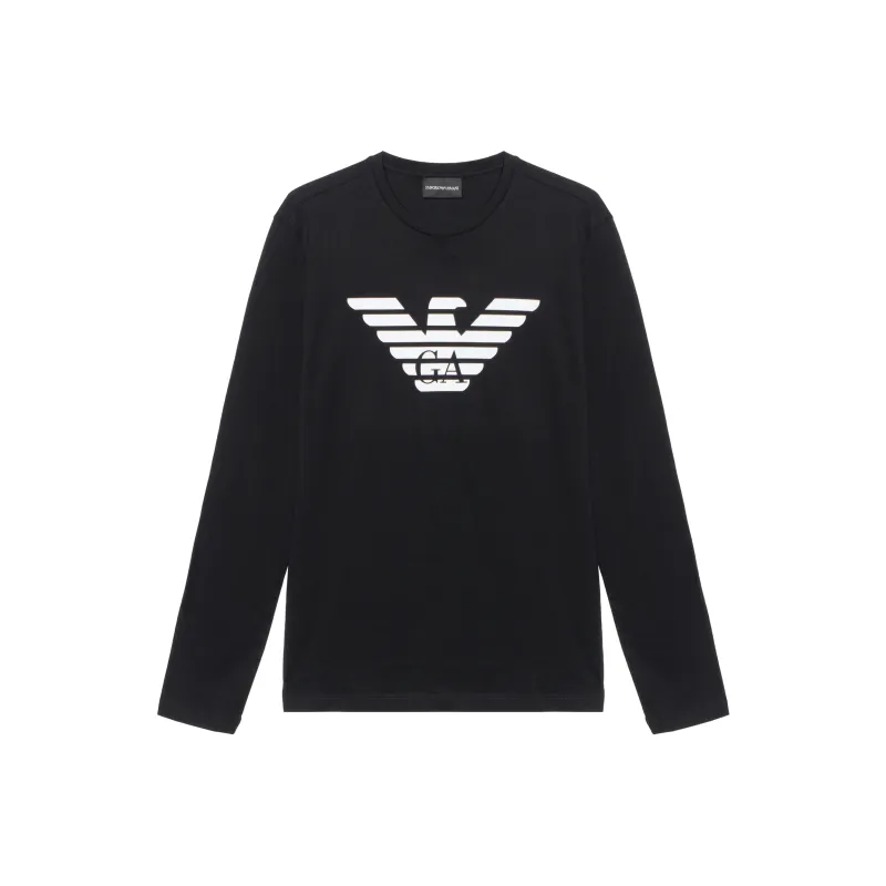 EMPORIO ARMANI T Shirts Men Black-0