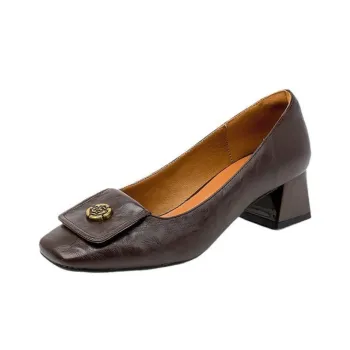 Than Than Me Casual Single Shoes Women's Dark Brown