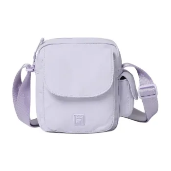 FILA Nylon Shoulder Bag, Crossbody Bag Mini Unisex Lavender
