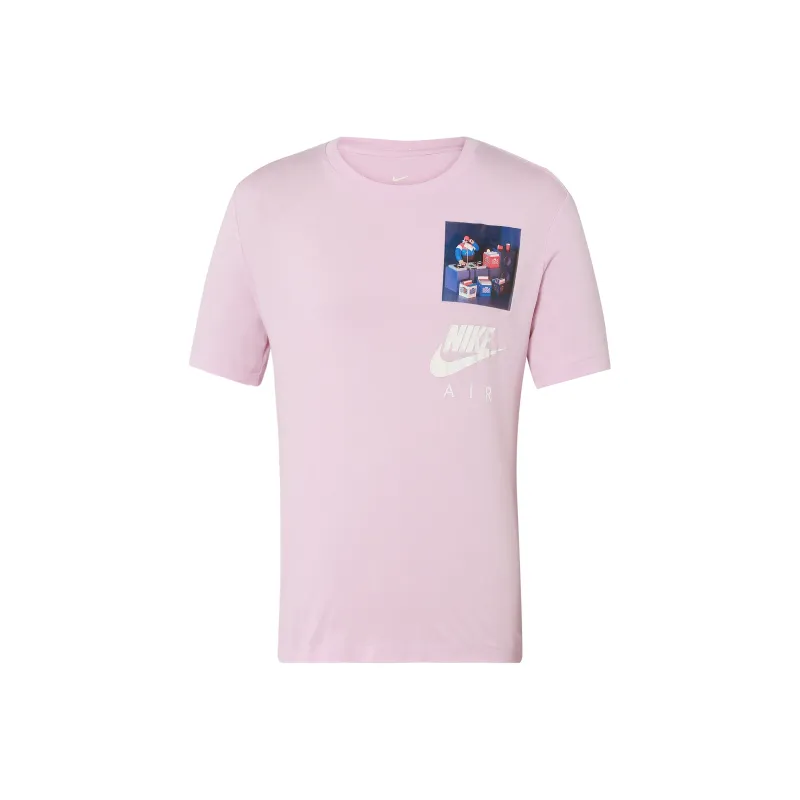 Nike T Shirts Men Pink-0