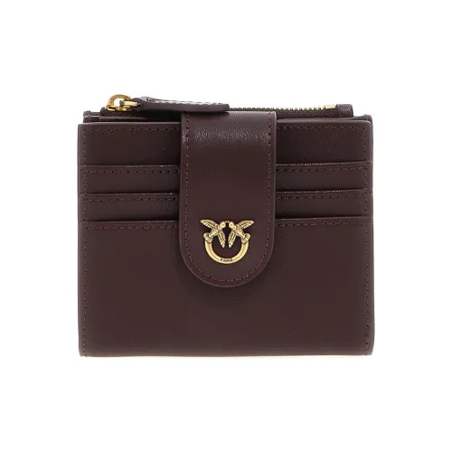 PINKO Cow Leather Wallet Women's Purple