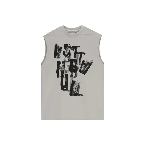 VANN VALRENCÉ Sleeveless T Shirt Unisex Old Apricot Color