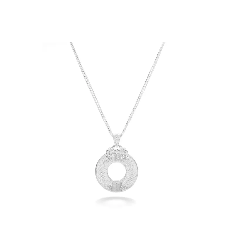 Clect 990 Silver Sterling Silver Necklaces Women's-0