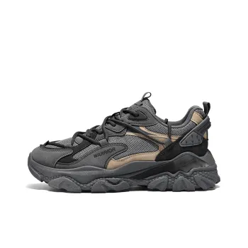 WARRIOR Chunky Sneakers Men Low Top Umber