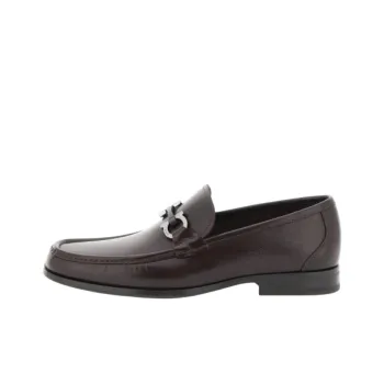 FERRAGAMO GANCINI Loafers Men's Tan