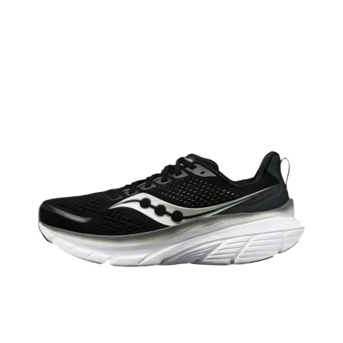 Saucony GUIDE 17 Low Top Running Shoes Men's Black