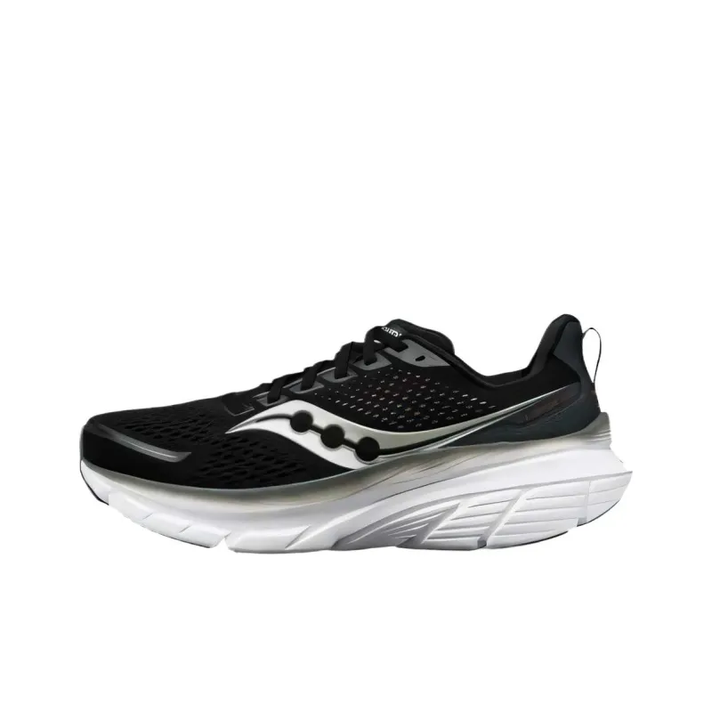 Saucony GUIDE 17 Low Top Running Shoes Men's Black-0