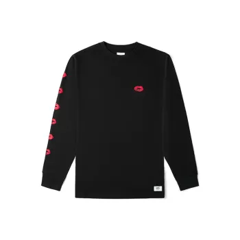 Vans Set in Sleeve T Shirt Unisex Black
