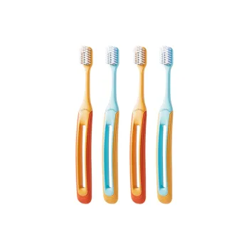 YOUNGELF U Shaped Soft Bristle Orthodontic Brush Toothbrushes Mouthguard Cleaning Pack Of 4