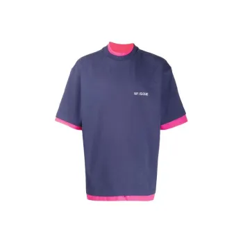 WE11DONE T Shirt Unisex Navy Blue