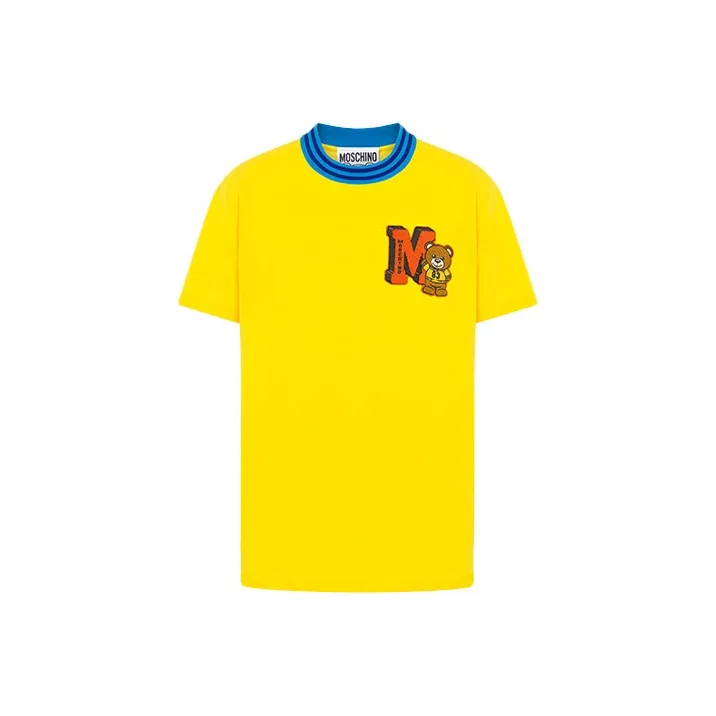 MOSCHINO T-Shirts Men Cream Yellow-0