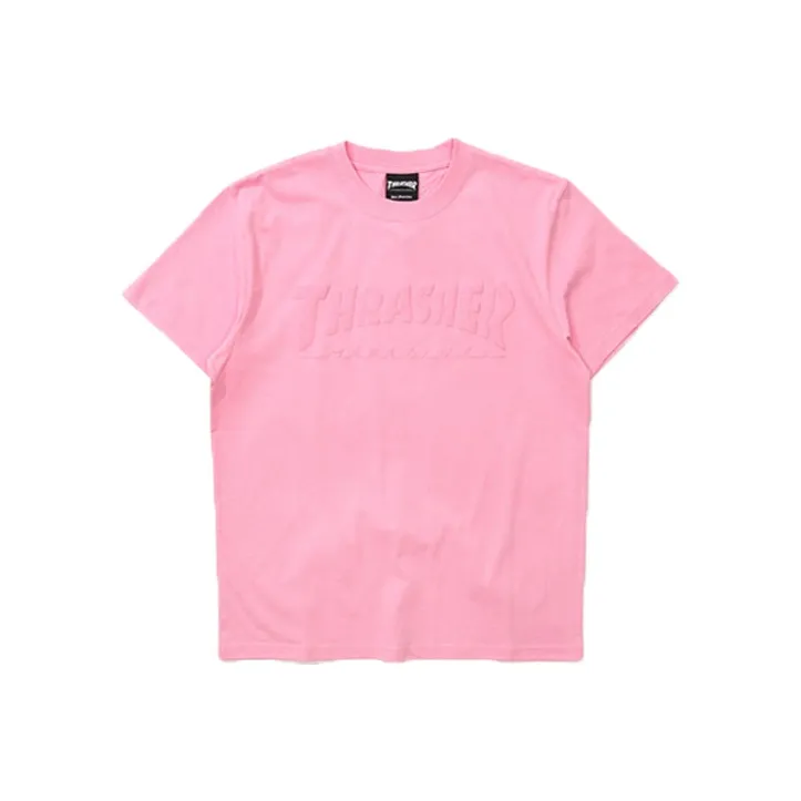 Thrasher T-Shirt Japan Version Unisex Pink-0