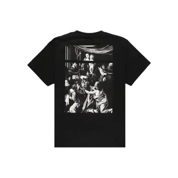 OFF WHITE Oversized Fit Caravaggio Square T Shirt