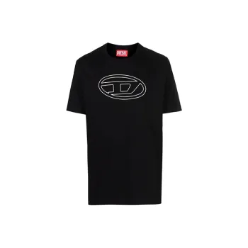 DIESEL T Just Bigoval Cotton T shirt