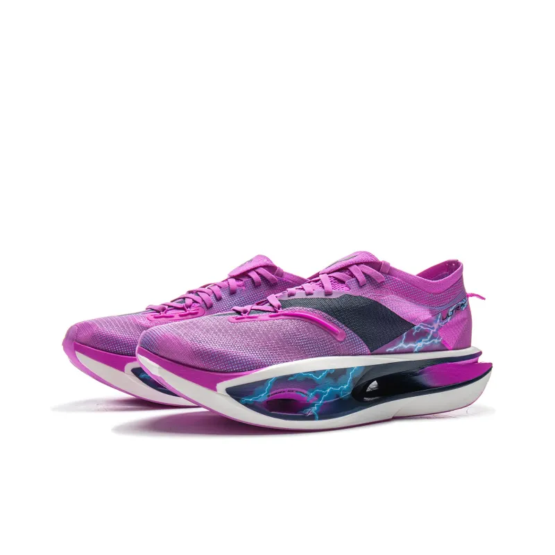 LiNing Feidian 5 ULTRA Cushioning, Slip Resistant, Rebound Low Top Marathon Training Running Shoes Unisex Purple-2