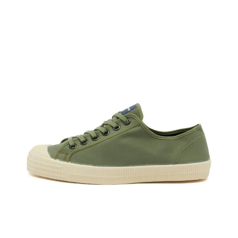 Novesta Star Master Wax Cotton Low Top Canvas Shoes Unisex Army Green-0