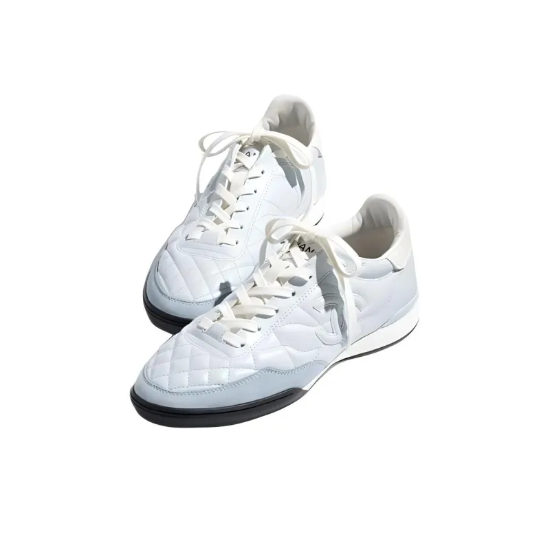 CHANEL 25S Low Top Casual Shoes Women's Blue-2