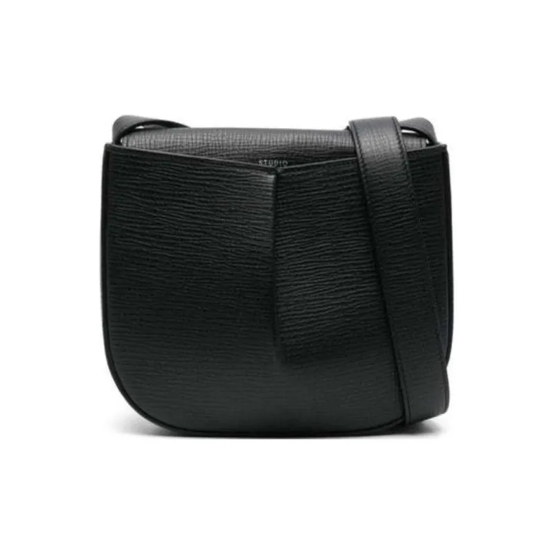 STUDIO NICHOLSON Cow Leather Shoulder Bag Women's Black-0