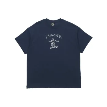 Thrasher T Shirt US Version Unisex Navy Blue