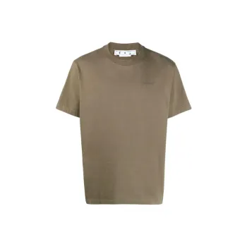 OFF WHITE SS22 T Shirts Men Army Green