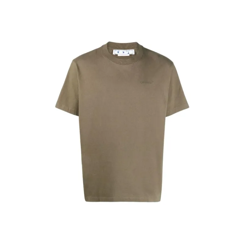 OFF WHITE SS22 T Shirts Men Army Green-0