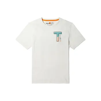 Timberland T Shirt Men's Vintage White